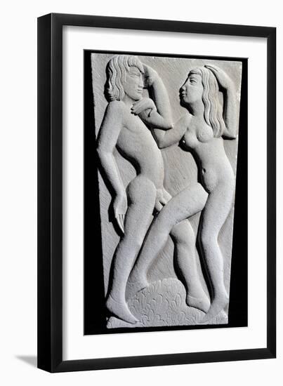 Dancing Couple-Eric Gill-Framed Photographic Print