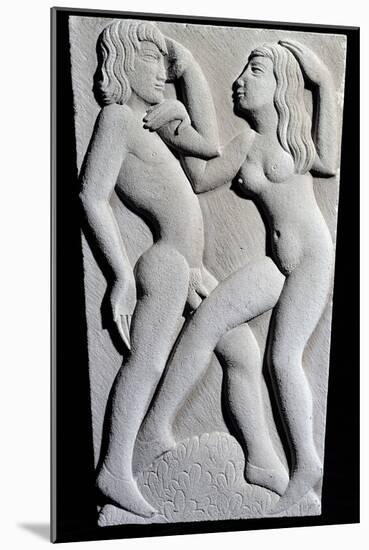 Dancing Couple-Eric Gill-Mounted Photographic Print