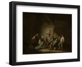 Dancing Couple-Adriaen Van Ostade-Framed Art Print