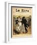 Dancing Couples, from the Front Cover of 'Le Rire', 17th December 1898-Jeanniot-Framed Giclee Print