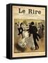 Dancing Couples, from the Front Cover of 'Le Rire', 17th December 1898-Jeanniot-Framed Stretched Canvas