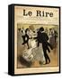 Dancing Couples, from the Front Cover of 'Le Rire', 17th December 1898-Jeanniot-Framed Stretched Canvas