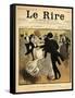 Dancing Couples, from the Front Cover of 'Le Rire', 17th December 1898-Jeanniot-Framed Stretched Canvas