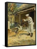 Dancing Crane, 1897-Alexander Vladimirovich Makovsky-Framed Stretched Canvas