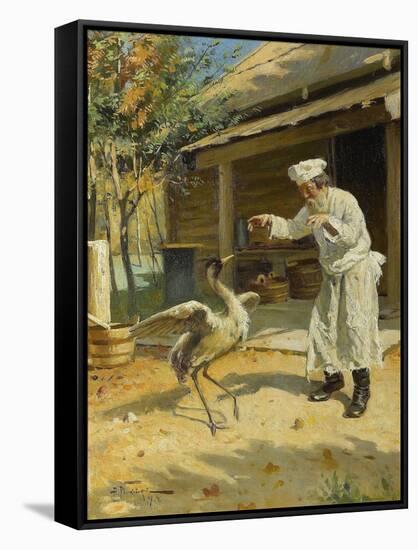 Dancing Crane, 1897-Alexander Vladimirovich Makovsky-Framed Stretched Canvas