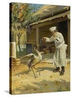 Dancing Crane, 1897-Alexander Vladimirovich Makovsky-Stretched Canvas