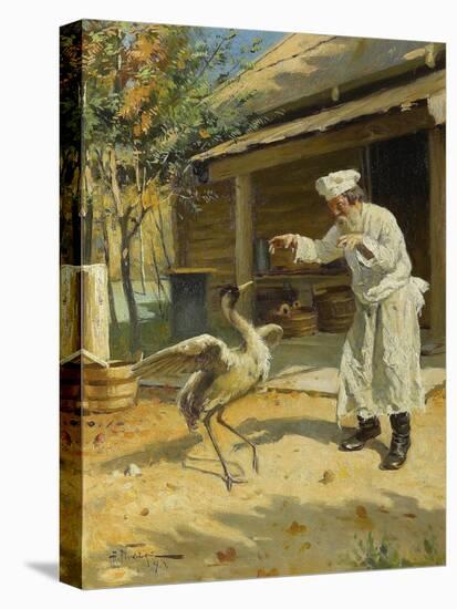 Dancing Crane, 1897-Alexander Vladimirovich Makovsky-Stretched Canvas