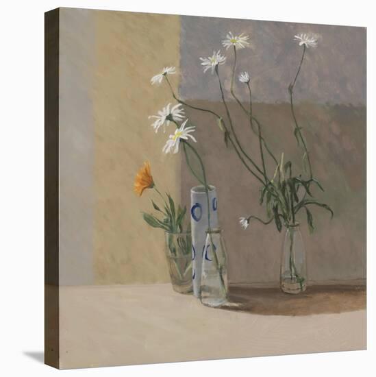 Dancing Daisies-William Packer-Stretched Canvas