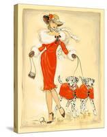 Dancing Dalmations-Dupre-Stretched Canvas