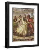 Dancing Dervishes, 1857-Amadeo Preziosi-Framed Premium Giclee Print