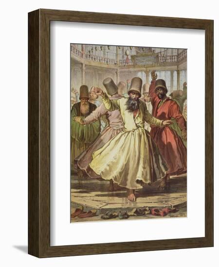 Dancing Dervishes, 1857-Amadeo Preziosi-Framed Giclee Print