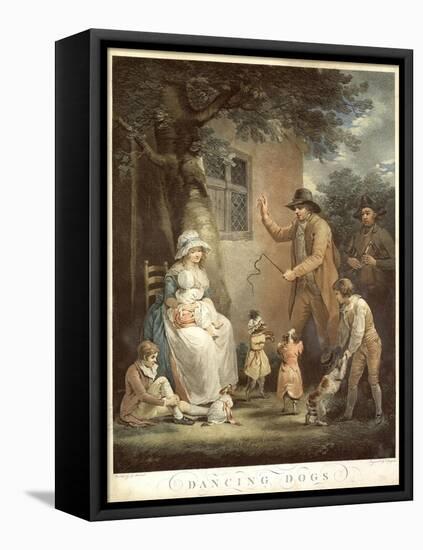 Dancing Dogs, C. 1800-George Morland-Framed Stretched Canvas