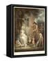 Dancing Dogs, C. 1800-George Morland-Framed Stretched Canvas