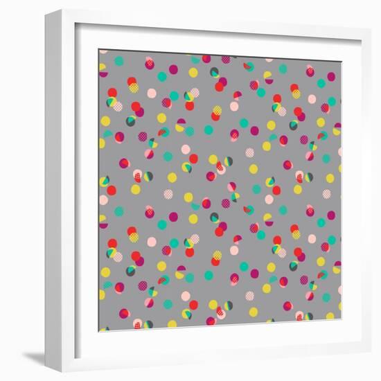 Dancing Dots-null-Framed Giclee Print