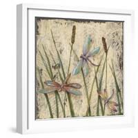 Dancing Dragonflies I-Jade Reynolds-Framed Art Print