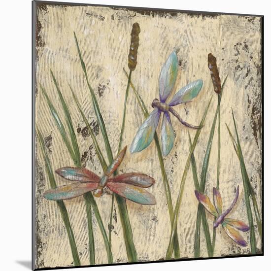 Dancing Dragonflies I-Jade Reynolds-Mounted Art Print