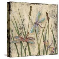 Dancing Dragonflies I-Jade Reynolds-Stretched Canvas