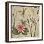 Dancing Dragonflies II-Jade Reynolds-Framed Art Print