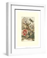 Dancing Dragonfly I-null-Framed Art Print