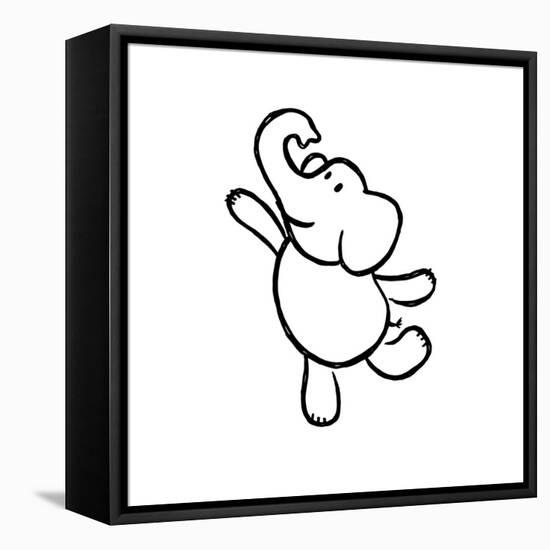 Dancing Elephant-Marcus Prime-Framed Stretched Canvas