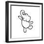 Dancing Elephant-Marcus Prime-Framed Art Print