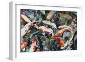 Dancing Fish-Mary Russel-Framed Giclee Print