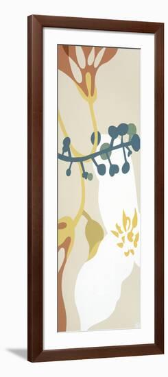 Dancing Flowers III-Mary Calkins-Framed Giclee Print