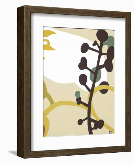 Dancing Flowers IV-Mary Calkins-Framed Giclee Print