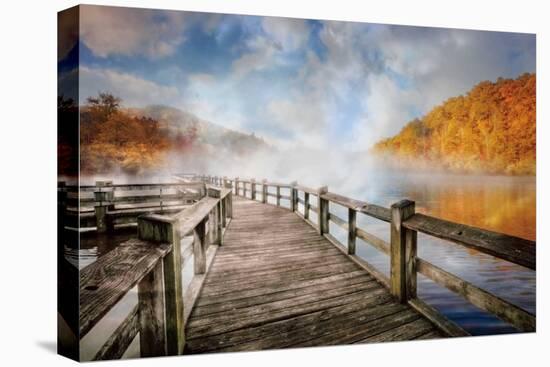 Dancing Fog at the Lake-Celebrate Life Gallery-Stretched Canvas