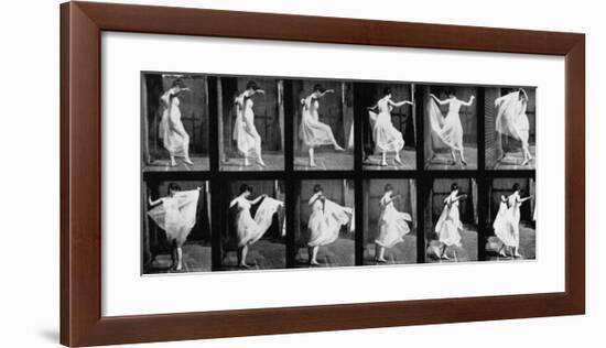 Dancing Girl, 1887-Eadweard Muybridge-Framed Giclee Print