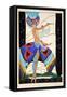 Dancing Girl, 1919-21 (Pochoir Print)-Umberto Brunelleschi-Framed Stretched Canvas