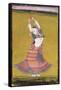 Dancing Girl, Early 19th Century (Gouache with Gold and Silver Paint on Paper)-null-Framed Stretched Canvas