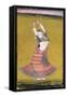 Dancing Girl, Early 19th Century (Gouache with Gold and Silver Paint on Paper)-null-Framed Stretched Canvas