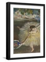 Dancing Girl, Fin D'Arabesque, 1877-Edgar Degas-Framed Giclee Print