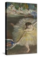 Dancing Girl, Fin D'Arabesque, 1877-Edgar Degas-Stretched Canvas