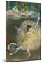 Dancing girl-Fin dArabesque (1877).-Edgar Degas-Mounted Premium Giclee Print