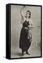 Dancing Girl from the Hungarian Cafe Chantant-null-Framed Stretched Canvas