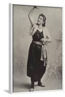 Dancing Girl from the Hungarian Cafe Chantant-null-Framed Photographic Print