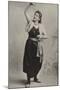 Dancing Girl from the Hungarian Cafe Chantant-null-Mounted Photographic Print