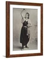 Dancing Girl from the Hungarian Cafe Chantant-null-Framed Photographic Print