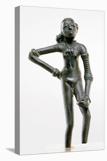 Dancing Girl, Mohenjodaro Culture, 3000 Bc-null-Stretched Canvas