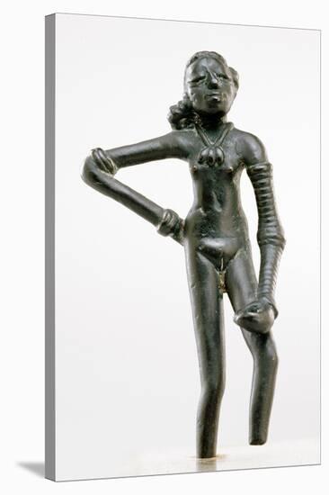 Dancing Girl, Mohenjodaro Culture, 3000 Bc-null-Stretched Canvas