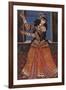 Dancing Girl with Castanets, Early 19th C-null-Framed Giclee Print