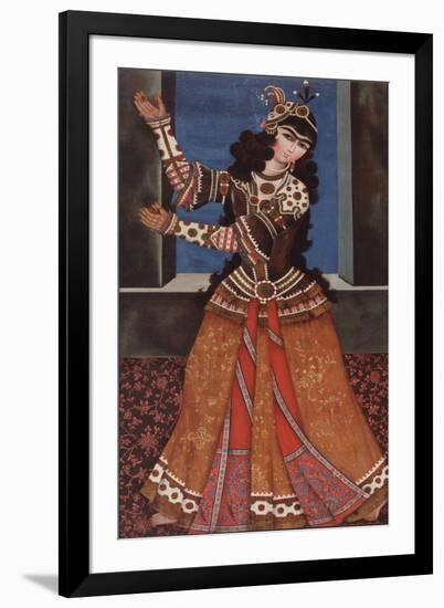 Dancing Girl with Castanets, Early 19th C-null-Framed Giclee Print