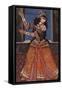 Dancing Girl with Castanets, Early 19th C-null-Framed Stretched Canvas