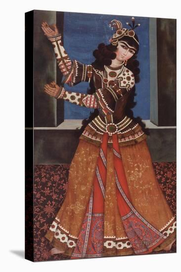 Dancing Girl with Castanets, Early 19th C-null-Stretched Canvas