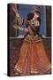Dancing Girl with Castanets, Early 19th C-null-Stretched Canvas