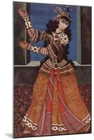 Dancing Girl with Castanets, Early 19th C-null-Mounted Giclee Print