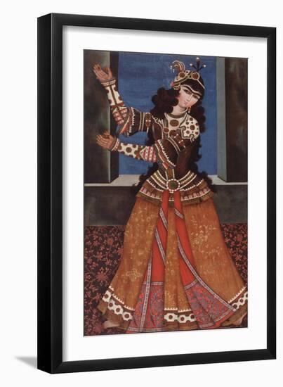 Dancing Girl with Castanets, Early 19th C-null-Framed Giclee Print