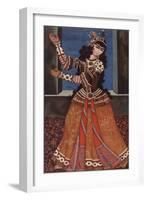 Dancing Girl with Castanets, Early 19th C-null-Framed Giclee Print